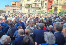Torre Annunziata, in mille alla conferenza stampa di Cuccurullo conferenza cuccurullo