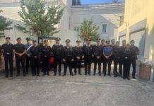 C.te Masciulli in visita a Capri per la riapertura della stazione carabinieri a capri