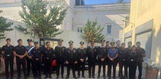 C.te Masciulli in visita a Capri per la riapertura della stazione carabinieri a capri