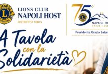 “A Tavola con la Solidarietà”, iniziativa del Lions Club Napoli Host
