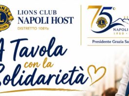 “A Tavola con la Solidarietà”, iniziativa del Lions Club Napoli Host