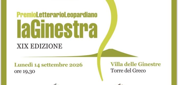 Premio La Ginestra 2026 - locandina