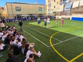 Inaugurato il ristrutturato campetto sportivo all’istituto Mazza