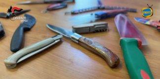 Coltello da cucina nello zaino. Carabinieri denunciano 14enne