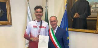 Encomio a Vincenzo Garofalo per l’Ironman World Championship