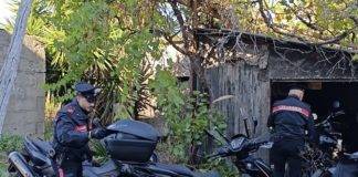 I Carabinieri recuperano sei scooter rubati nella notte scooter