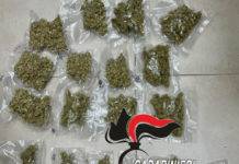 Carabinieri fermano 52enne: trovato più di un chilo di droga droga
