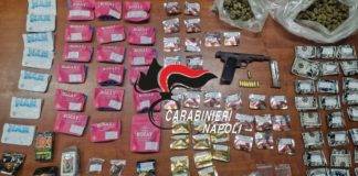 Droga in confezioni “da oltreoceano”: carabinieri arrestano 22enne droga e pistola