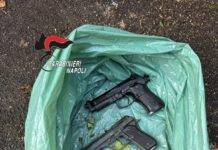 Carabinieri sequestrano 3 pistole a salve utilizzate per rapine 3 pistole
