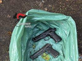 Carabinieri sequestrano 3 pistole a salve utilizzate per rapine 3 pistole
