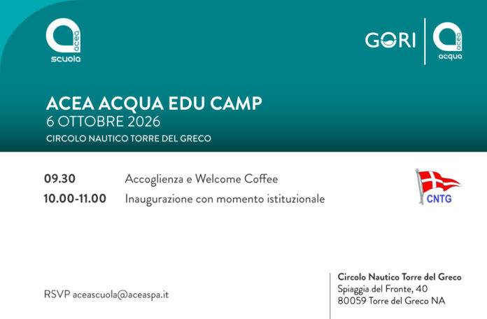 Torre del Greco - 6 ottobre 2026 - Evento Acea Acqua Edu-Camp