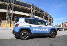 Emessi 3 D.A.C.U.R. nei confronti di tre minorenni volante polizia davanti stadio